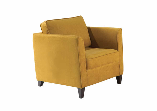Fauteuil en velours épais forest Prunelli