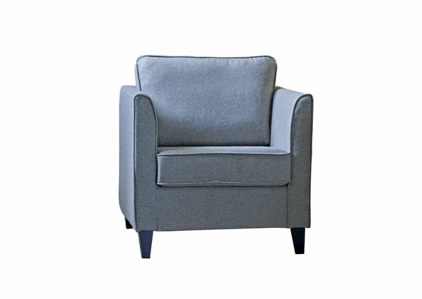 Fauteuil en velours épais forest Prunelli