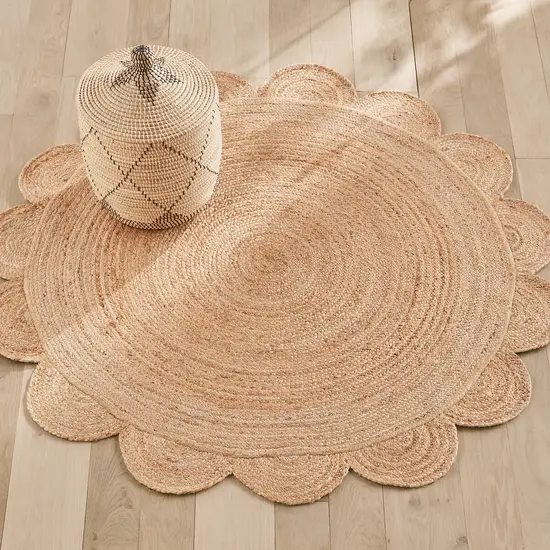 Tapis rond Ouysse jute