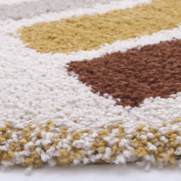 Tapis enfants rond arc-en-ciel Dez