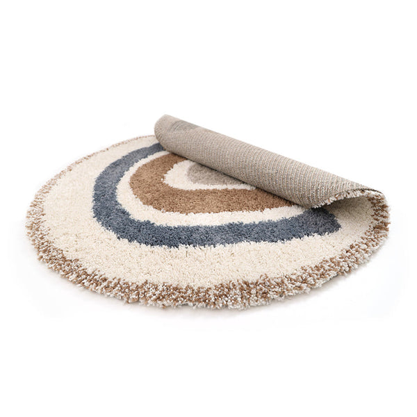 Tapis enfants rond arc-en-ciel Dez
