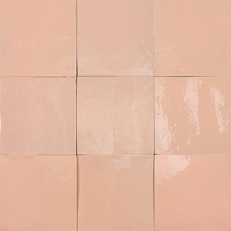 Carreau de Zellige saumon