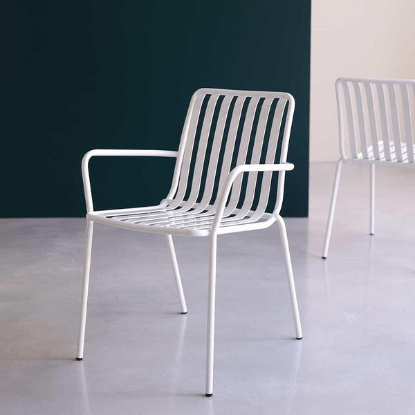 Fauteuil Nisa en métal