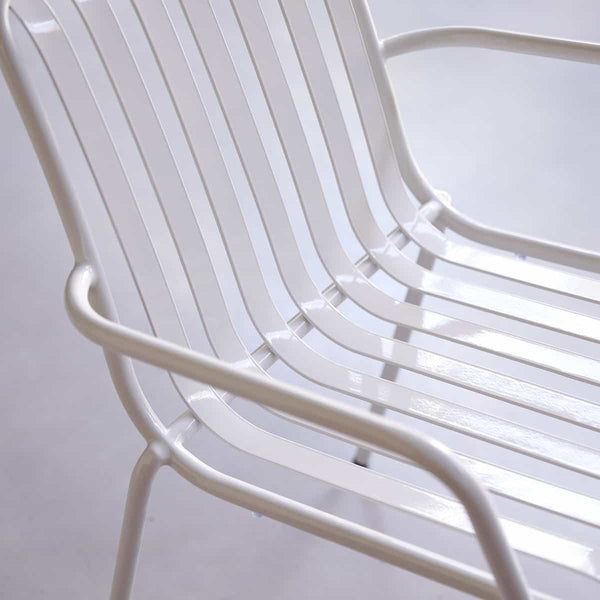 Fauteuil Nisa en métal