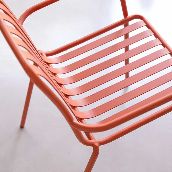 Fauteuil Nisa en métal
