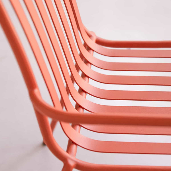 Fauteuil Nisa en métal