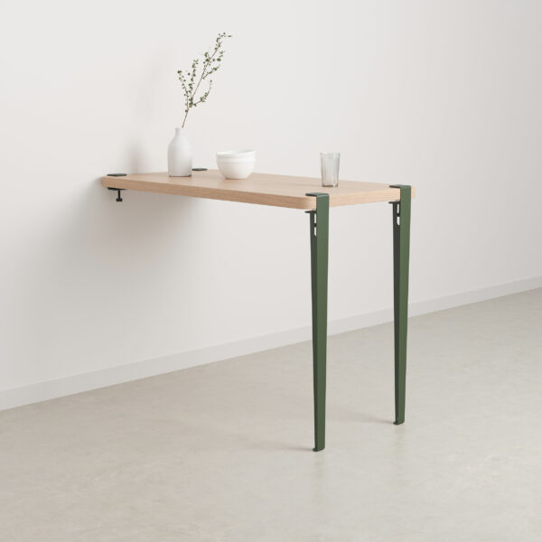 Pied de table réglable Tremithos en métal hauteur 90cm
