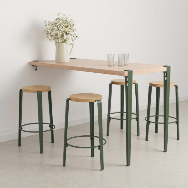 Tabouret mi haut Tremithos métal