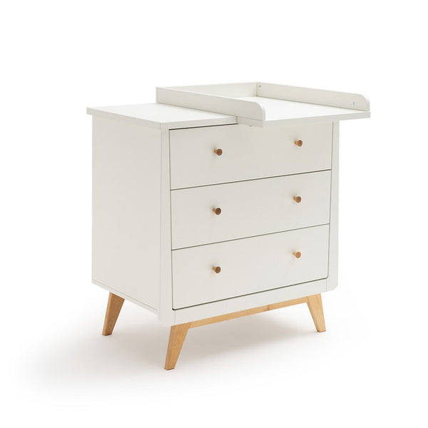 Commode table à langer Berwinne blanc