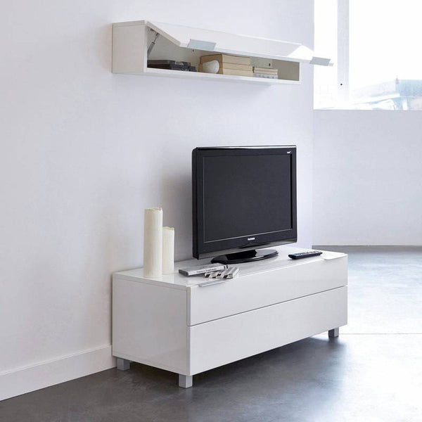 Meuble TV design Valira blanc