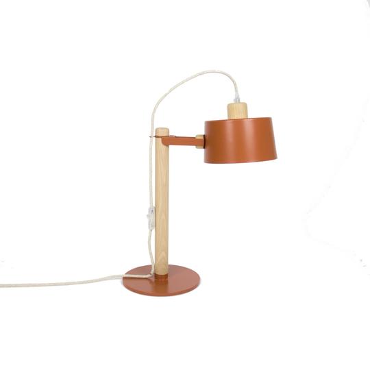 Lampe Abùna en chêne et métal