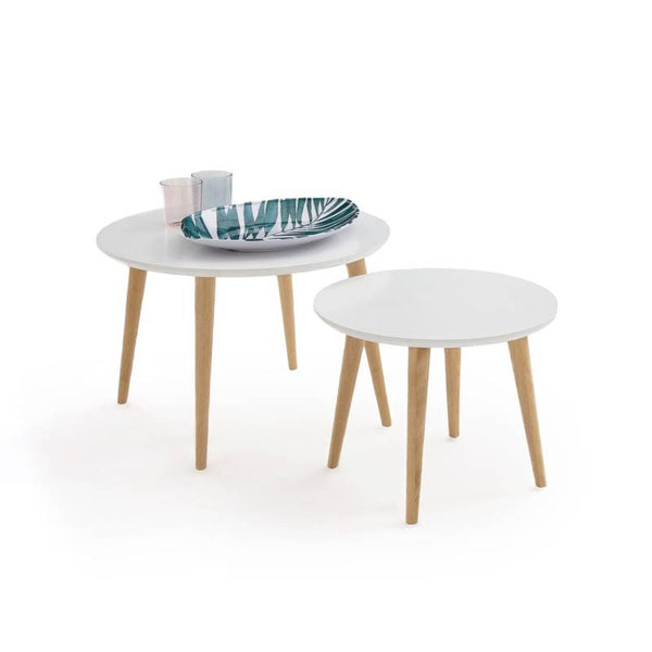 Lot de 2 tables basses Burbi gigognes