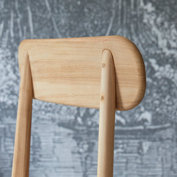 Chaise SAÔNE, en teck, naturel