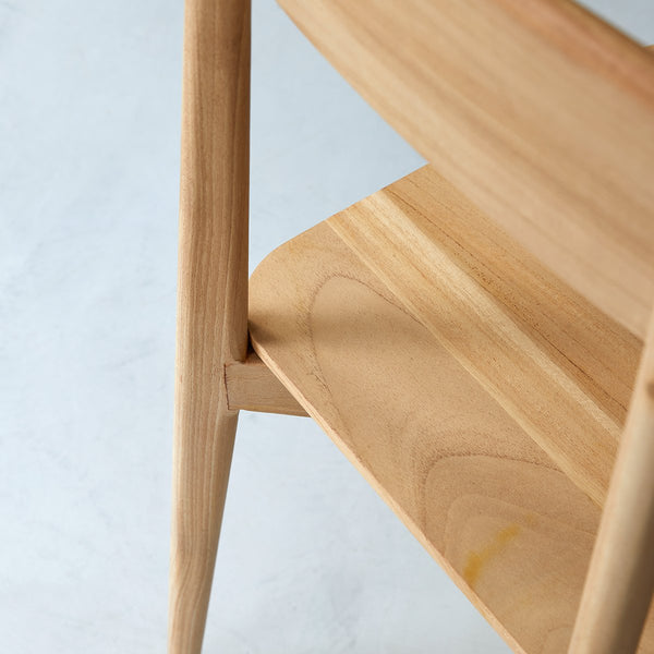 Chaise SAÔNE, en teck, naturel