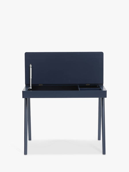 GB - Bureau Eamont en MDF et bambou naturel et bleu