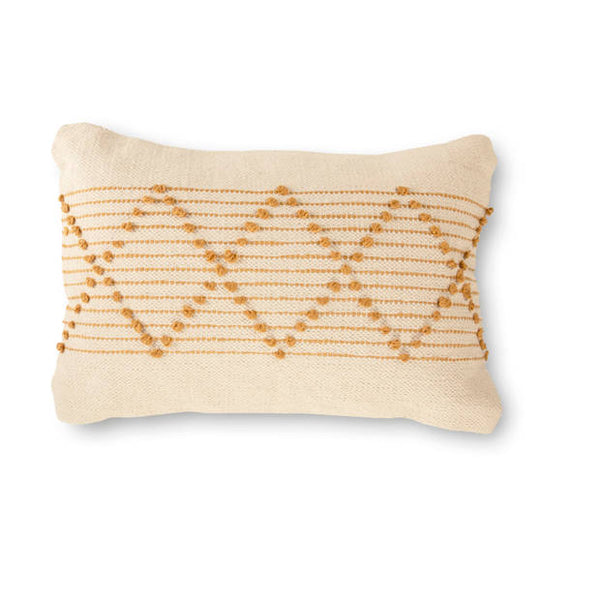 NL - Coussin rectangle Damde en coton beige