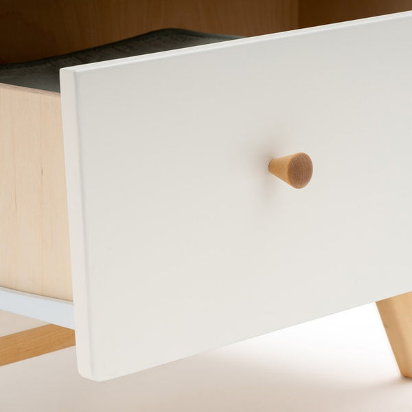 Commode table à langer Berwinne blanc