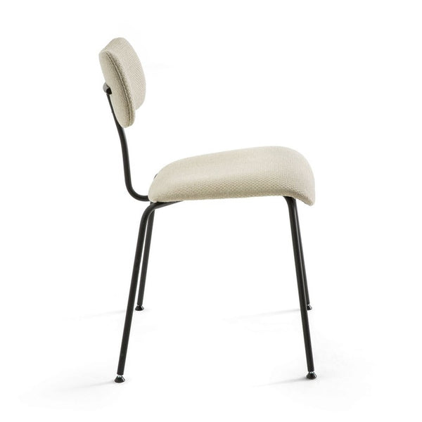 Chaise Hermeton, tweed beige