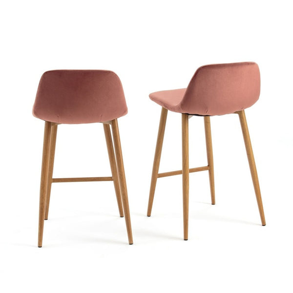 Lot de 2 chaise de bar mi-hauteur, Viroin