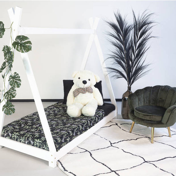 NL - Tapis rond Goorloop en polyester écru