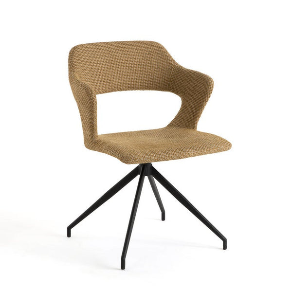 Fauteuil pivotant Steyrling beige