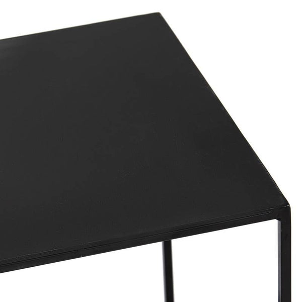 Banc Nebel, bout de lit métal noir