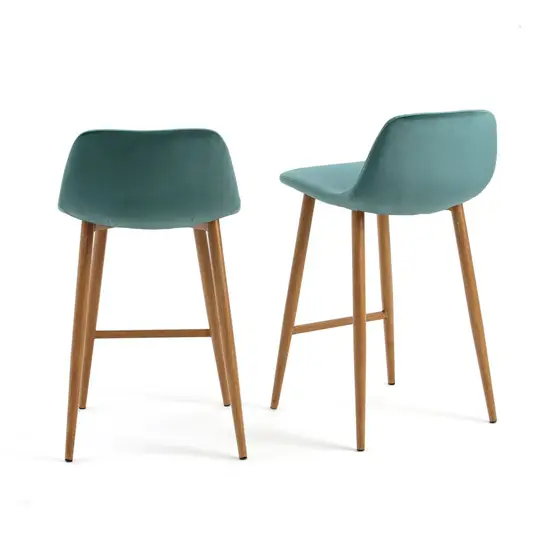 Lot de 2 chaise de bar mi-hauteur, Viroin