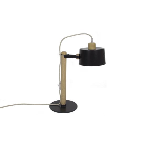 Lampe Abùna en chêne et métal