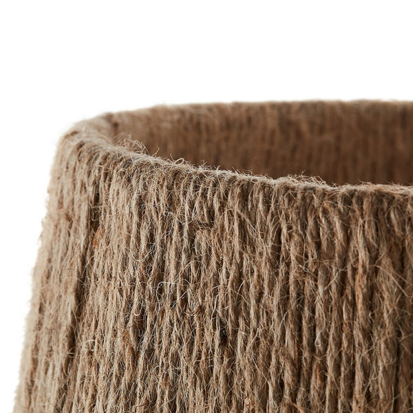Lampe à poser Rupel, céramique et chanvre, naturel