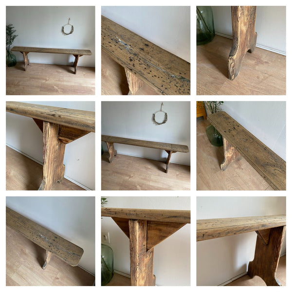 Banc de ferme, en bois