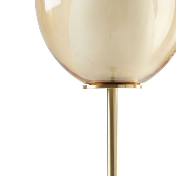 Lampadaire Siret laiton et verre