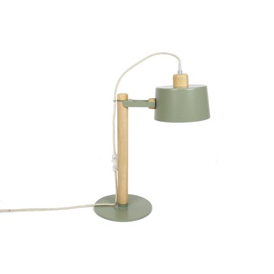 Lampe Abùna en chêne et métal
