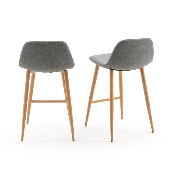 Lot de 2 chaise de bar mi-hauteur, Viroin