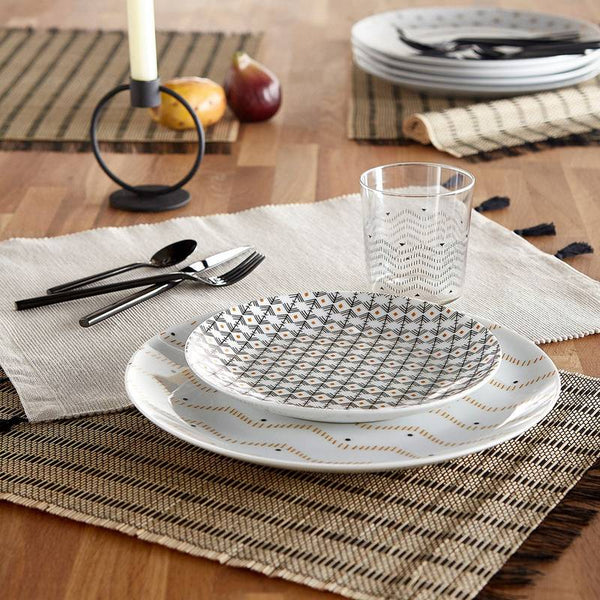 Lot 4 sets de table Maros à franges