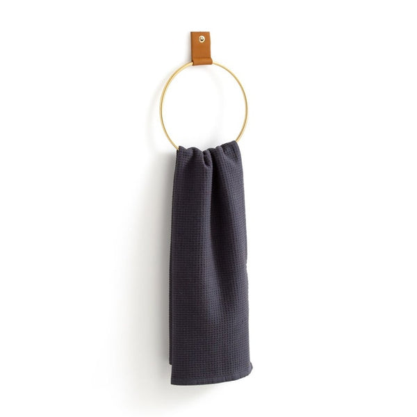 Porte serviette Molignée en métal doré