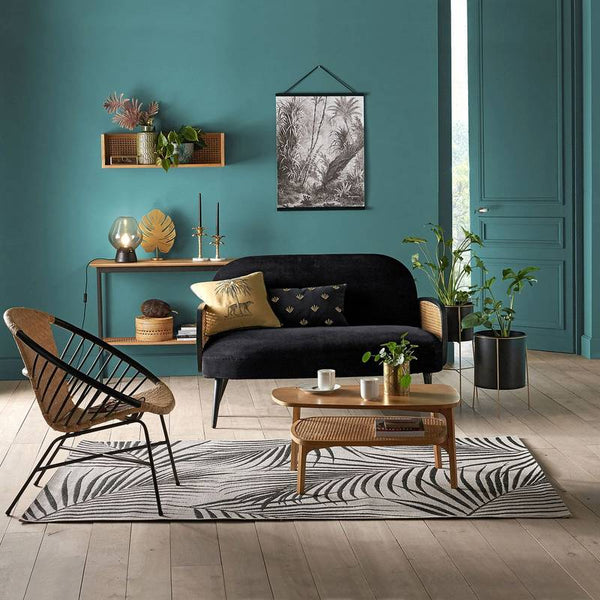 Fauteuil Oltet rotin et métal