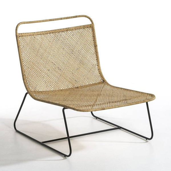 Fauteuil Lounge tressé Buja