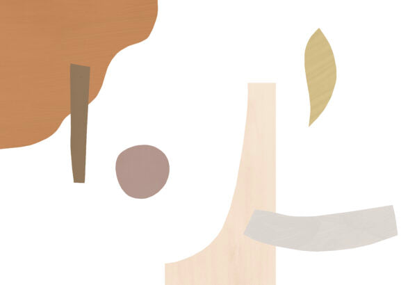 Papier peint, AMBLÈVE, multicolore