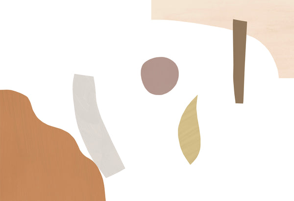 Papier peint, AMBLÈVE, multicolore