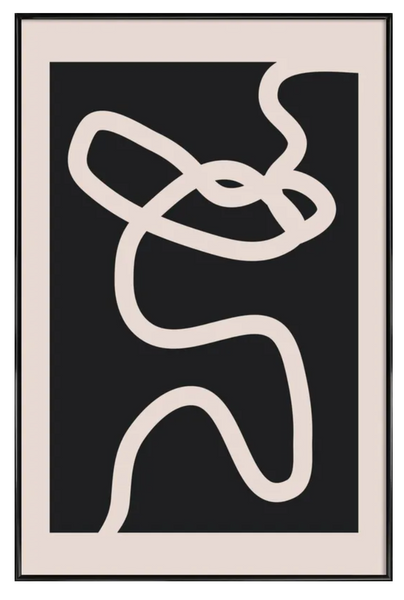 Cadre avec affiche, BERISHE