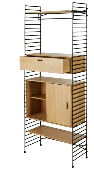 Barre verticale pour étagère bibliothèque Arpa