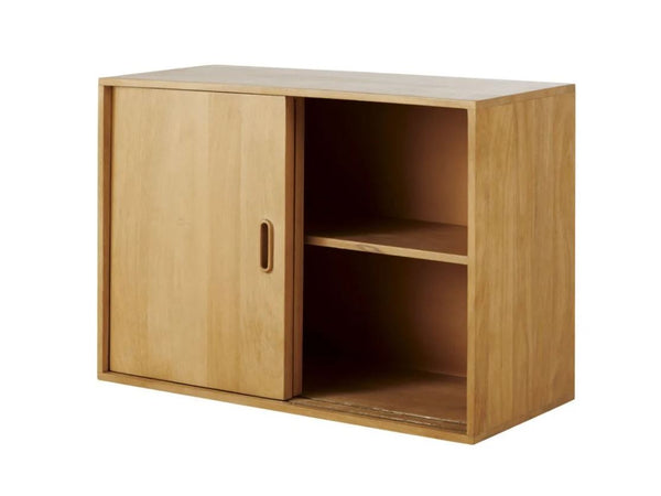 Module rangement coulissant pour étagère bibliothèque Arpa
