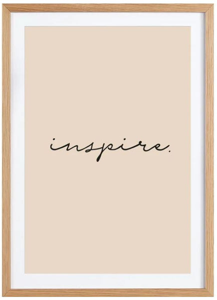 Cadre avec affiche Wiltz rose
