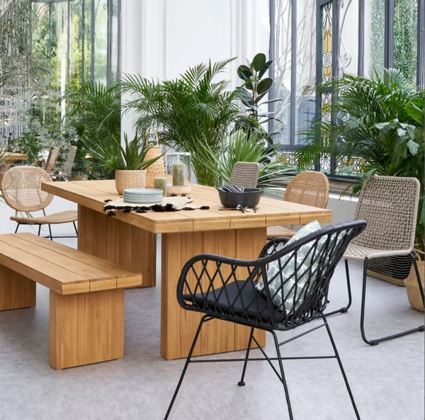 Table de jardin Akhourian eucalyptus