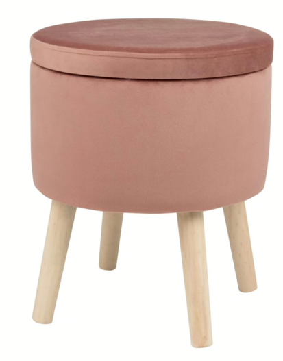 Tabouret coffre Payamino en polyester