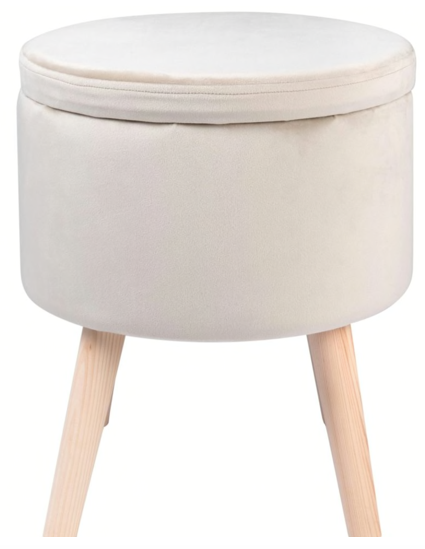 Tabouret coffre Payamino en polyester