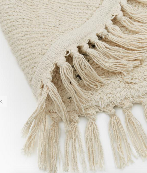 DE - Tapis rond Hamel en coton