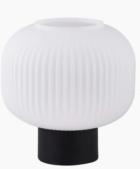 DE - Lampe Wesser en métal et verre