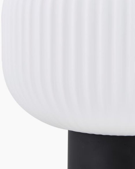 DE - Lampe Wesser en métal et verre