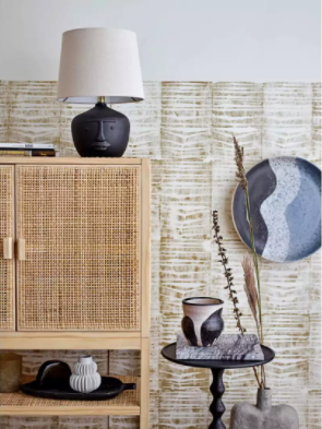 US - Lampe Pemigewasset en terre cuite noire